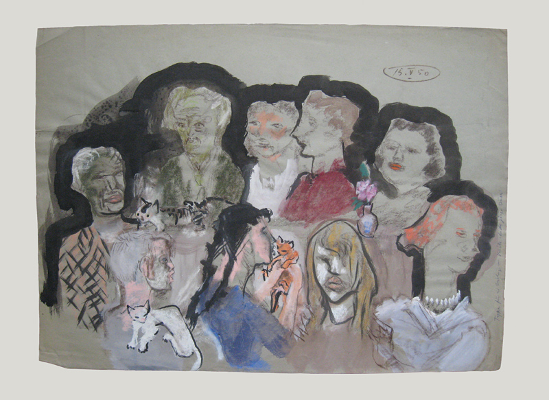 Bild 9 Figuren mit Büsi von Hans Obrecht